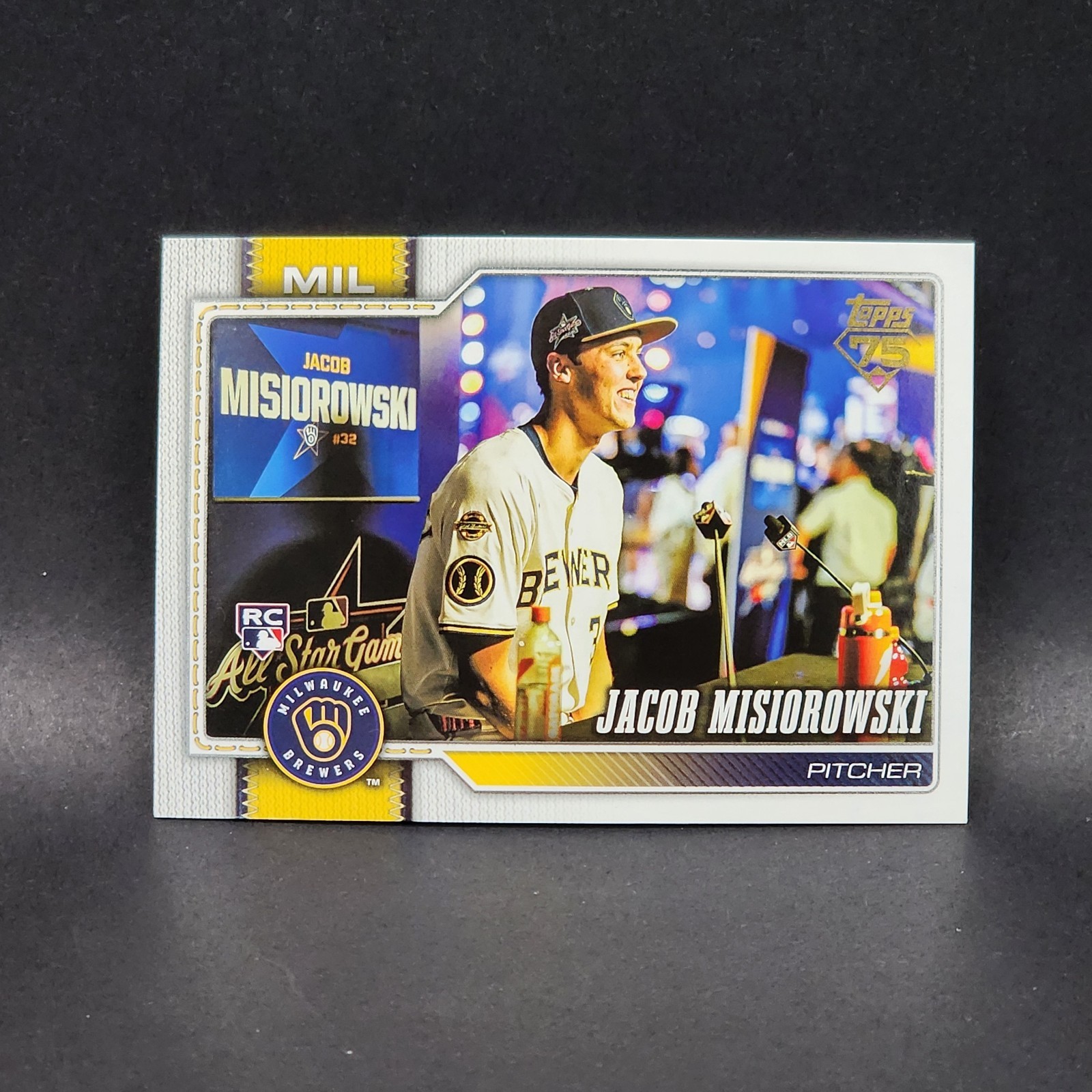 2026 Topps Series 1 Golden Mirror #10 Jacob Misiorowski RC SSP Milwaukee Brewers