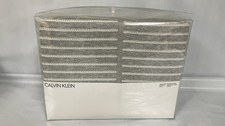Calvin Klein Modern Cotton Lennox Gray King Duvet Cover Set Pillowcases 3pc New