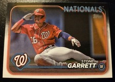 2024 Topps Series 1 Baseball Stone Garrett #68 Washington Nationals