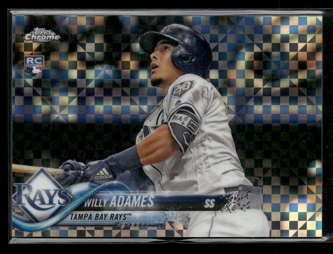 2018 Topps Chrome Update #HMT56 Willy Adames RC Rookie X-Fractor #/99