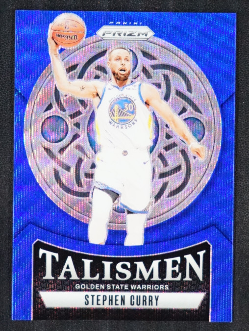 Stephen Curry 2024-25 Panini Prizm 089/175 Blue Wave Talismen  Warriors #20 +