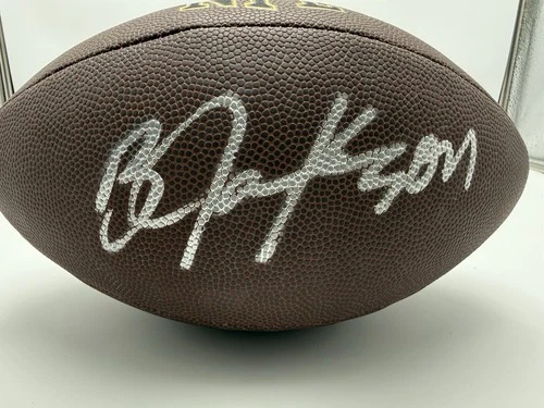 Bo Jackson SIGNED Los Angeles Raiders Wilson Football Five Star COA NFL HEISMAN