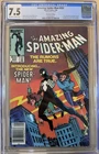 Amazing Spider-Man #252 CGC 7.5 💎 Rare Mark Jewelers, Iconic 1st Black Costume