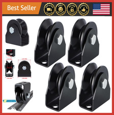 4-Pack 2.5" V Groove Caster Wheels, Sliding Gate & Fence Rollers, 772 Lbs Capaci