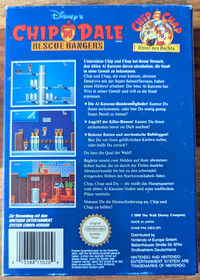 NINTENDO NES Spiel Chip `n Dale Rescue Rangers - Version