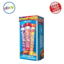 Zipfizz Energy Hydration Drink Mix Variety Pack 30 Tubes Multivitamin