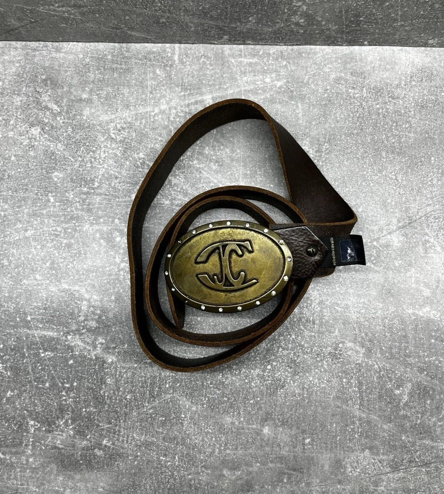 Cinturón de cuero Roberto Cavalli vintage Foto 3 de 4