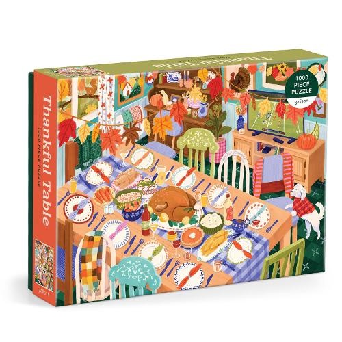 Thankful Table 1000 Piece Puzzle by  Galison, Carla Ellis - 9780735389663 - Image 4