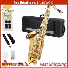 Eb Alto Saxophone with Gold Lacquer - Complete Professional Set for All Levels