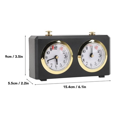 Analog Chess Clock Professional Wind Up Multi Functional Mechanism Large Ea