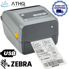 Zebra ZD421 300dpi Thermal Transfer Barcode Shipping Label Printer USB NEW