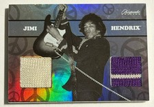2025 Keepsake Jimi Hendrix Dual Multi Color Relic Card