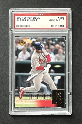 ALBERT PUJOLS 2001 Upper Deck Star Rookie #295 PSA 10 Gem Mint RC