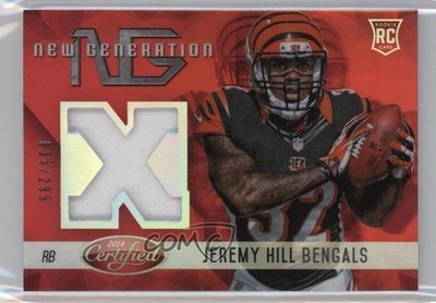 2014 Certified New Generation Mirror Materials Red Jeremy Hill Rookie RC 2r5