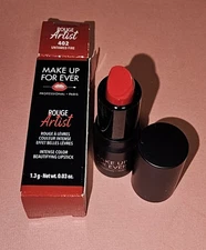 Make Up For Ever Rouge Artist Beautifying Mini Lipstick 0.03oz 402 Untamed Fire