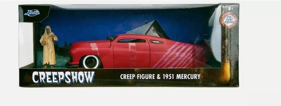 JADA TOYS, MERCURY 1951 rosso con figurina - CREEPSHOW, 1/24, JAD35426 - Immagine 4 di 4