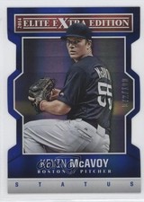 2014 Panini Elite Extra Edition Status Blue Die-Cut 72/100 Kevin McAvoy #40 0c6