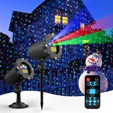 Firefly laser light projector rgb christmas landscape lights outdoor