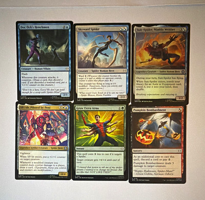50 cards Wizards of the Coast MTG Universes Beyond Marvel's Spider-Man Lot of 50