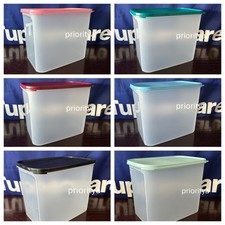 Tupperware Modular Mates 37 tazas rectangular rectangular #4 nuevo - elige el color del sello