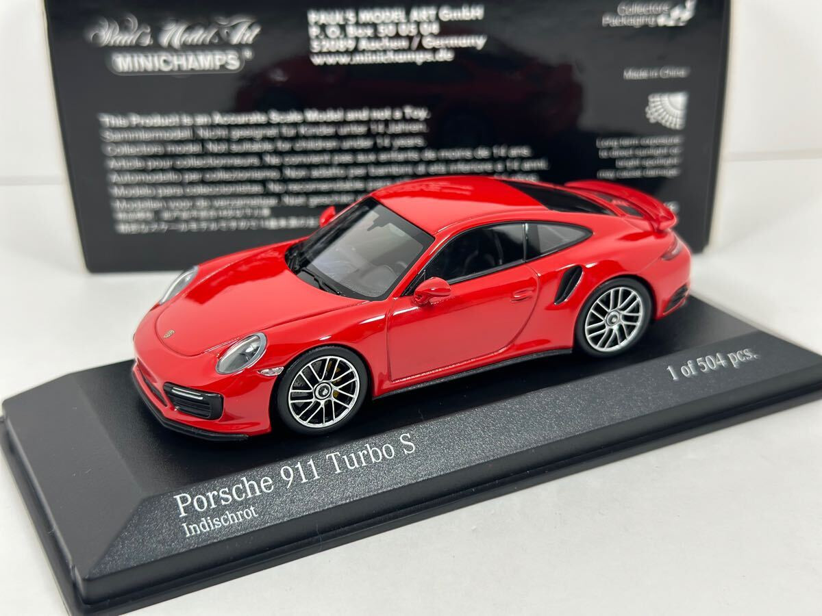 Used Goods 1/43 Limited 504 Porsche 911 Turbo S 2016 Red | eBay Used Goods 1/43 Limited 504 Porsche 911 Turbo S 2016 Red | eBay
