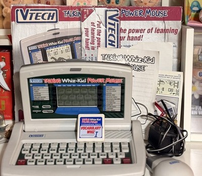 VTech Talking Whiz Kid Power Mouse Deluxe Laptop getestet Vintage Spielzeug