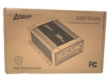 Ampeak 2000W Power Inverter 12V to 110V, 86 High Efficiency, 4000W Peak 