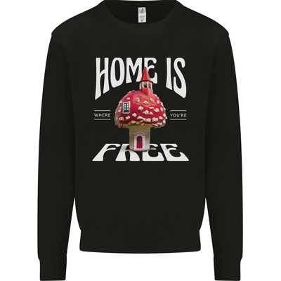 Pilze Home Is Where You'Re Free Kinder Sweatshirt Pullover