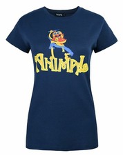 The Muppets Blue Animal Short Sleeved T-Shirt Womens