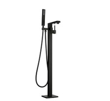 AKDY Freestanding Roman Tub Faucet Bathtub Filler Hand Shower Matte Black NEW