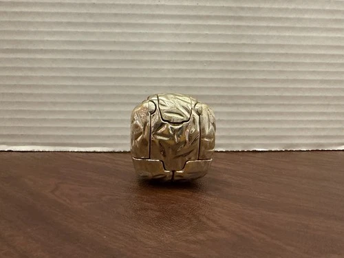 1985 Bandai Gobots Rock Lord Nuggit Gold Color Transformer Go Bots Original