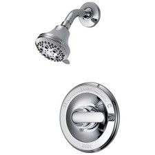 Delta Classic Shower Faucet 1 Handle Chrome 5 Multi Function Valve Included