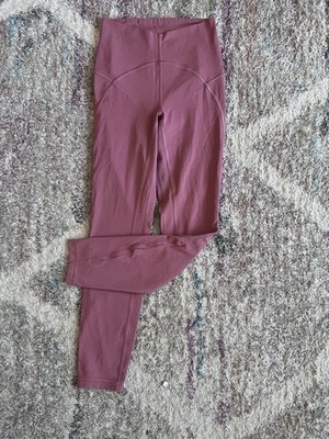 Lululemon Unlimit High Rise Tight 25 Brier Rose Size 4 Leggings Butter Soft EUC