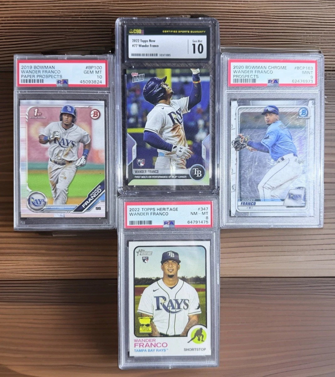 Topps BOWMAN CHROME ワンダーフランコ　BGS9.5 Bowman Wander Franco Baseball Trading Cards for sale | eBay