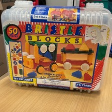 50 Piece Lot Vintage Bristle Blocks The Creative  Fun Construction System