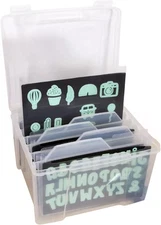 - Die Storage Case for Scrapbooking Supplies with Magnetic Sheets | Includes 6 D