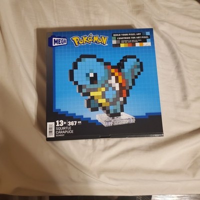 Mattel Mega HTH77 Pokemon Squirtle 367 PC Pixel Art Set BRAND NEW SEALED 2023