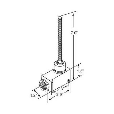 Ecco SW15 Electro-Mechanical Actuation Switch, 360°, SPDT, 12 to 80 VDC, 10 Amps