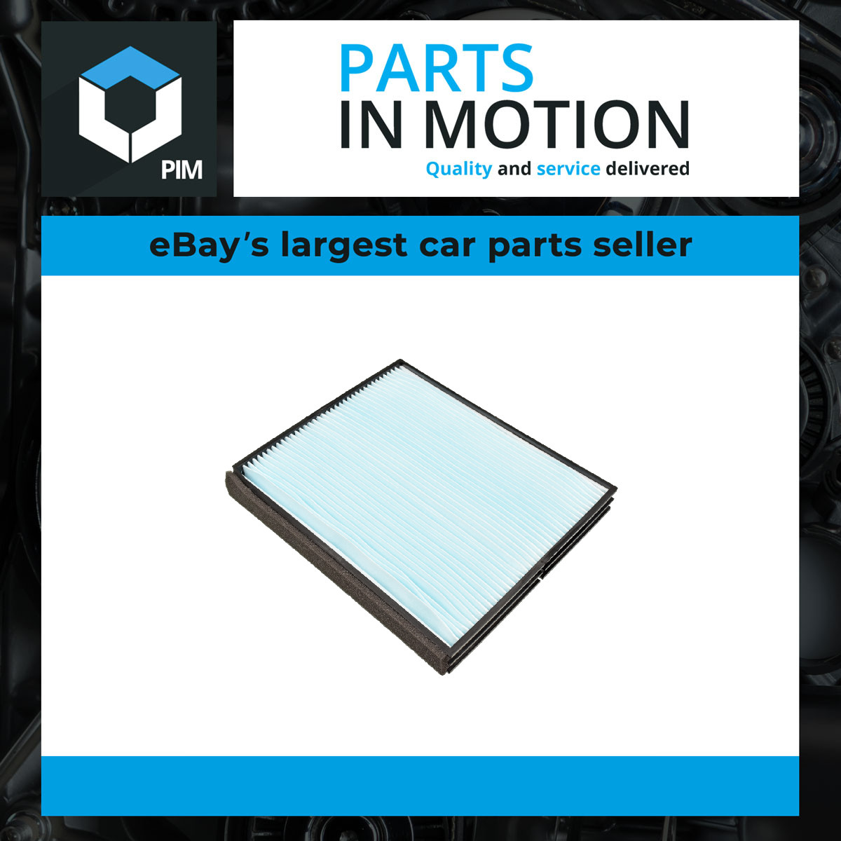 Pollen / Cabin Filter fits HYUNDAI ACCENT LC 1.6 02 to 05 G4ED Blue Print New - Image 2