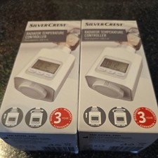 Silvercrest Digital Radiator Temperature Controller Thermostat - New x2