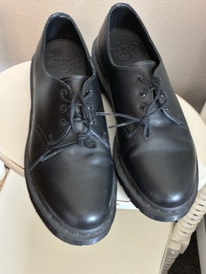 New: Dr. Martens 1461 3 Eye Leather 11838002 Black Smooth AW004 Mens 7 39 Unisex
