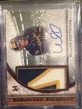 2025 Topps Museum Momentous Materials Jumbo Patch Auto William Contreras /5