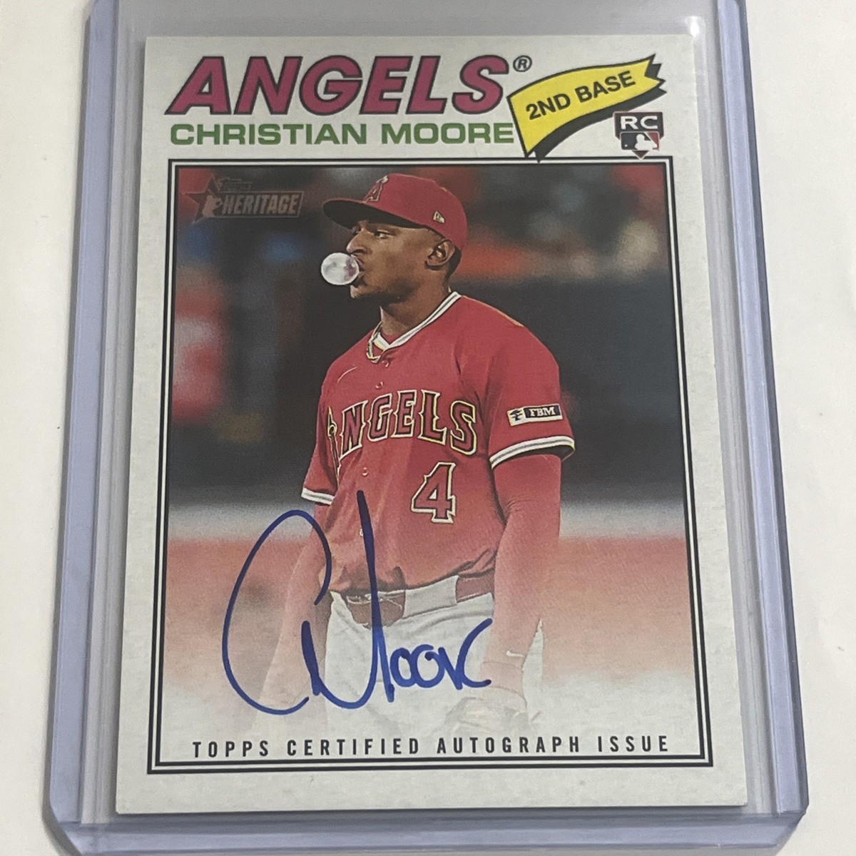 2026 Topps Heritage Christian Moore RC Auto | eBay