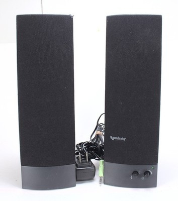 IBM Infinity 3W Black Desktop Computer Speakers Model 25P4726