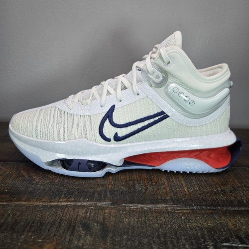 Nike Air Zoom GT Jump 2 Mens Size 10 USA Basketball Shoes White DJ9431-100 - Picture 7 of 11