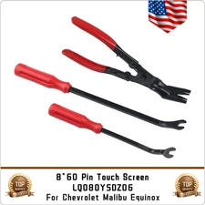 3Pcs Auto Clip Pliers Set and Fastener Remover, Car Trim Rivet Removal Pry Tool