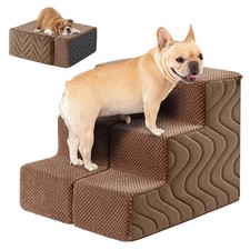 Dog Stairs for Bed, Dog Steps for Bed, Pet Steps for Small Dogs and Cats, Non...