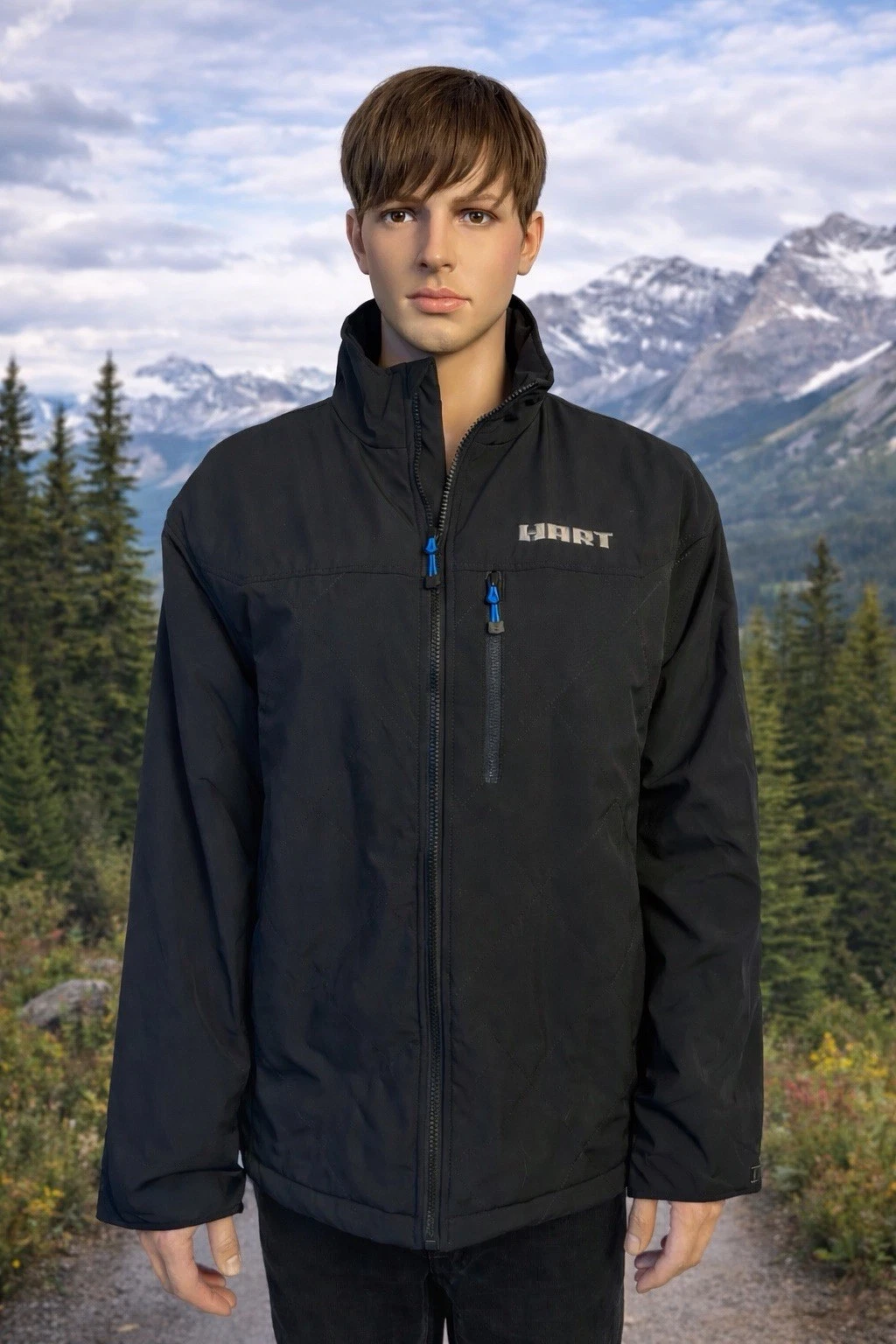 HART Heated Jacket Black Softshell Zip Up Men’s Size L Battery Ready Outdoor
Opens in a new window o