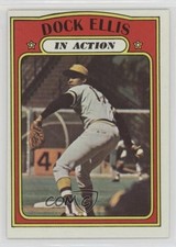 1972 Topps In Action Dock Ellis #180 7ut