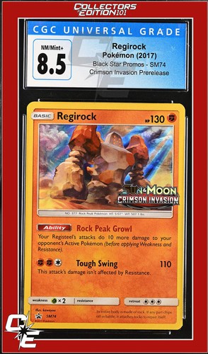 Regirock graded CGC 8.5 for sale on eBay